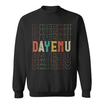 Pesach Passover Dayenu Enough Prayer Seder Jewish Holiday Sweatshirt - Monsterry