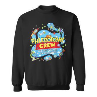 Phlebotomy Crew One Stick At A Time Lab Team Lab Week 2026 Sweatshirt - Thegiftio UK