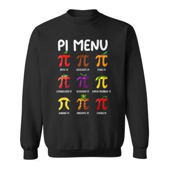 Pi Menu Pi Day Math Teachers 314 Pi Symbol Happy Pi Day Sweatshirt - Thegiftio UK