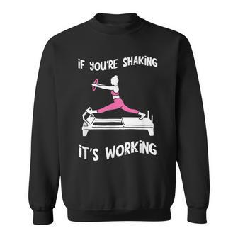 Pilates Workout Shaking Pilates Fitness Instructor Pilates Sweatshirt - Thegiftio UK