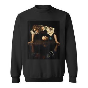 Pintura Narciso Inspirada En Caravaggio Camisa de entrenamiento - Regaloses