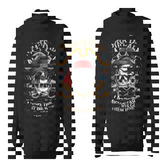 Pirate Dad Skeleton Freeboater Boating Boat Captain Pirate Sweatshirt Unisex | Mazezy