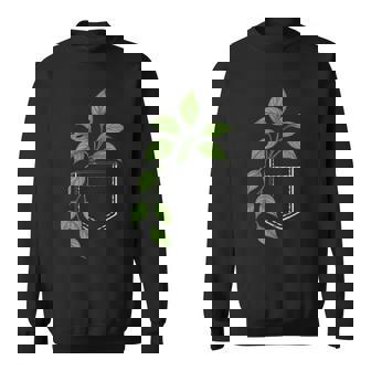 Plant Dad Plant Moms House Plan Gardener Grow Pothos Plant Sweatshirt Unisex | Mazezy