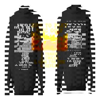 How To Play Disc Golf Player Flying Disc Golfer Tank Top Sweatshirt Unisex | Mazezy