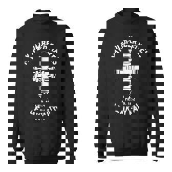 My Plumber Fixes Leaky Faith Modern Christian Quote Sweatshirt Unisex | Mazezy