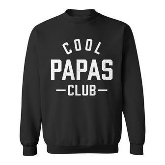 Pocket Cool Papas Club Best Papa Ever Retro Father's Day Sweatshirt - Thegiftio