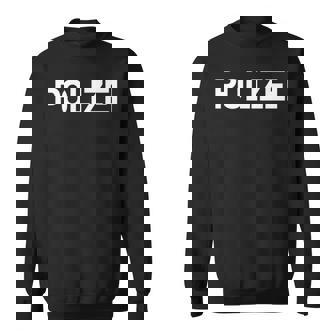 Polizei ドイツ警察 ドイツ法執行機関両面 長袖tシャツ スウェットシャツ - Kawaiitshirt