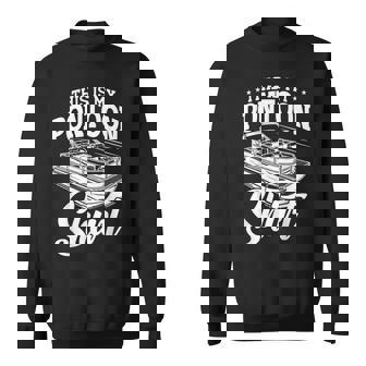 Pontoon Captain & Flatboat Skipper & Tritoon Captain Sweatshirt Unisex | Mazezy