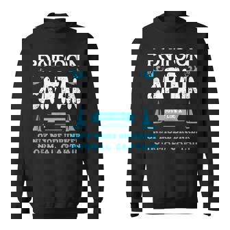 Pontoon Captain Just Like More Drunker Sailor Boating Tank Top Sweatshirt Unisex | Mazezy