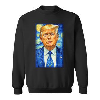 Post Impressionist Modern President Sweatshirt Unisex | Mazezy