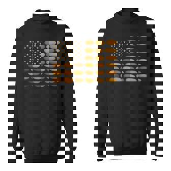 Potatoes USA Flag All American Farmer 4th Of July Potato Tank Top Sweatshirt Unisex | Mazezy