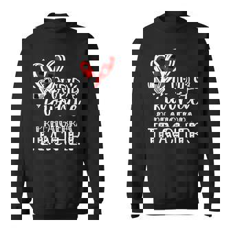 Pre Algebra Teacher Valentine's Day Sweatshirt Unisex | Mazezy