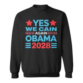 President Barack Obama 2028 Portrait Patriotic Democrat Usa Sweatshirt - Monsterry