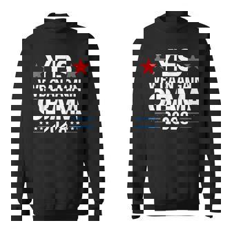 President Barack Obama 2028 Portrait Patriotic Democrat Usa Sweatshirt - Thegiftio