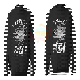 Pretend Fish Fish Tank Top Sweatshirt Unisex | Mazezy