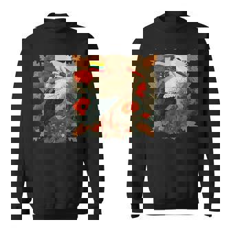 Pretty Lithuanian Stork In Forest Costume For Lithuania Sweatshirt Unisex | Mazezy