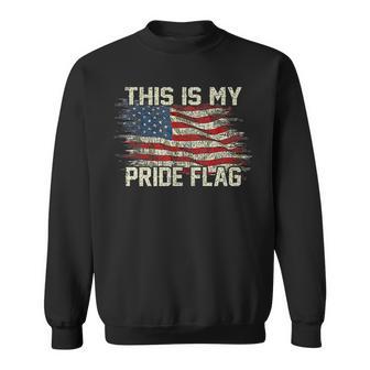 This Is My Pride Flag Usa American 4Th Of July 2 Sided Sweatshirt | Seseable UK