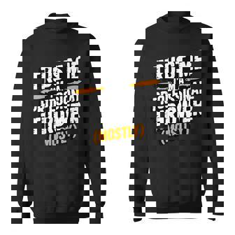 Professional Knife Thrower Knife Throwing Sweatshirt Unisex | Mazezy