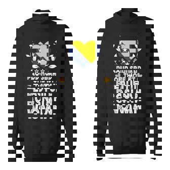 Proud Husband Of Beautiful Bosnian Wife Bosnia Flag Tank Top Sweatshirt Unisex | Mazezy