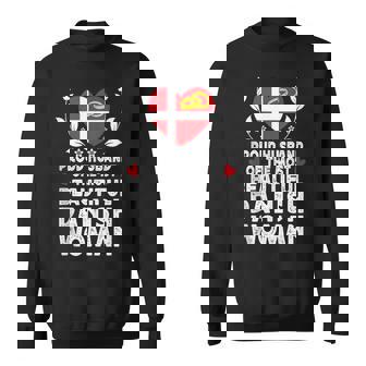 Proud Husband Of Beautiful Danish Wife Denmark Flag Tank Top Sweatshirt Unisex | Mazezy