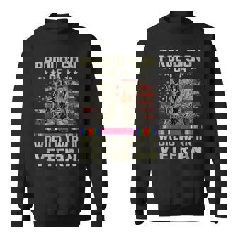 Proud Son Of World War 2 Vet Proud Wwii Veteran Sweatshirt - Thegiftio