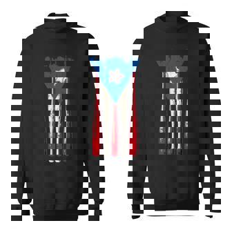 Puerto Rican Baseball Bats Puerto Rico Flag Pride Béisbol Sweatshirt | Seseable CA