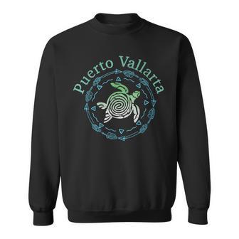 Puerto Vallarta Vintage Tribal Turtle Sweatshirt - Thegiftio UK
