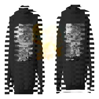 Punch Baby Monkey Japanese Macaque Monkey Lovers Sweatshirt | Seseable CA