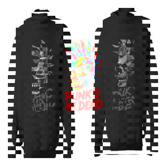 Punk's NOT Dead Skull Mohawk Art Tank Top Sweatshirt Unisex | Mazezy