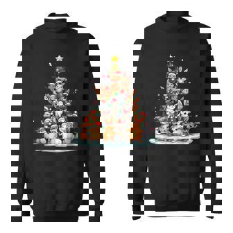 Rabbit Christmas Tree Holiday Bunny Sweatshirt - Thegiftio