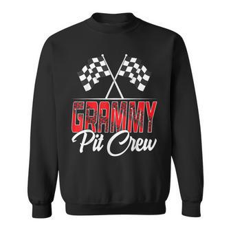 Race Car Birthday Party Racing Family Grammy Pit Crew Sweatshirt - Thegiftio UK