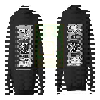 Radiation Therapist Tarot Card Skeleton Oncology Rad Therapy Tank Top Sweatshirt Unisex | Mazezy