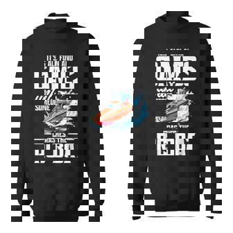 Radio Controlled Boat Cruise Model All Fun RC Boat Captain Sweatshirt Unisex | Mazezy