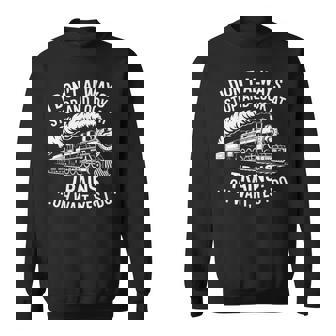 Railfan I Stop And Look At Trains Always Sweatshirt Unisex | Mazezy