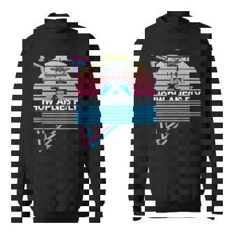 RC Plane Model Plane Retro How Planes Fly Sweatshirt Unisex | Mazezy