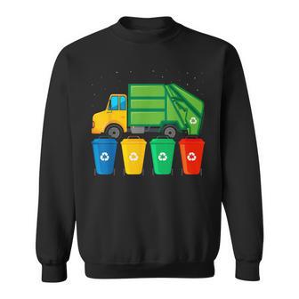 Recycling Garbage Day Toddler Garbage Truck Sweatshirt - Thegiftio UK