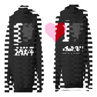 Red Heart I Love Hawai'i スウェットシャツ - Kawaiitshirt