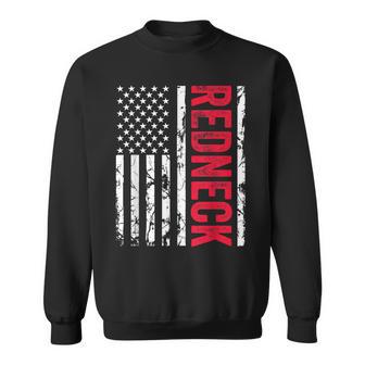 Redneck American Flag Redneck Joke Sweatshirt - Thegiftio UK