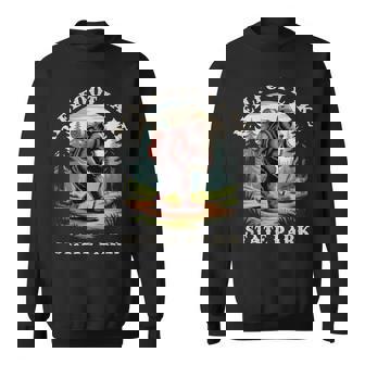 Reelfoot Lake State Park Tennessee Hiking Adventure Bear Sweatshirt Unisex | Mazezy