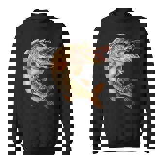 Regalo Pescador Lucio Depredador Pesca Lucio Camisa de entrenamiento - Regaloses