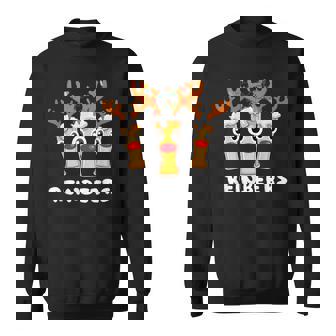 Reinbeers Reindeer Beer Christmas Drinking Xmas Pajama Sweatshirt | Mazezy