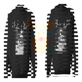 Reindeer Australian Shepherd Christmas Aussie Dog Mom Pajama Sweatshirt Unisex | Mazezy