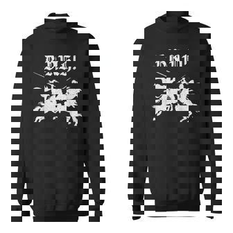 Renaissance Faire Bruh Joust Jousting Medieval Knight Sweatshirt Unisex | Mazezy