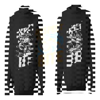 Respect The Bite Fishing Enthusiast Bass Sweatshirt Unisex | Mazezy