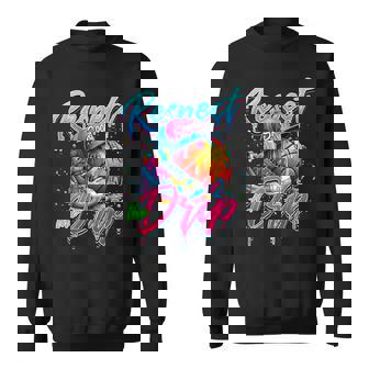 Respect The Drip Basketball Ice Cream Drip With Sprinkles Sweatshirt - Monsterry