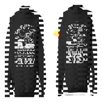 Retired Camper Retirement Camping Sweatshirt | Mazezy