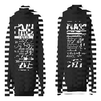 Retro 2025 Family Reunion A Little Bit Of Crazy Family Sweatshirt - Monsterry