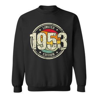 Retro 72 Jahre Jahrgang 1953 Limited Edition 72 Geburtstag Sweatshirt - Geschenkecke