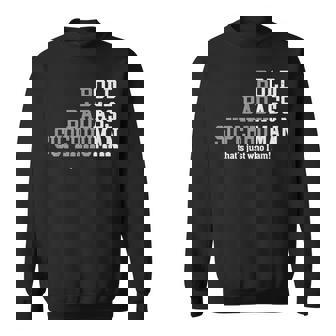 Retro Bold Ba-Dass That's Just Who I Am Old Ass Man Dad Life Sweatshirt | Seseable CA