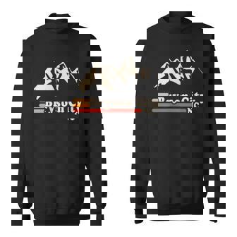 Retro Bryson City NC North Carolina Smoky Mountains Sweatshirt Unisex | Mazezy